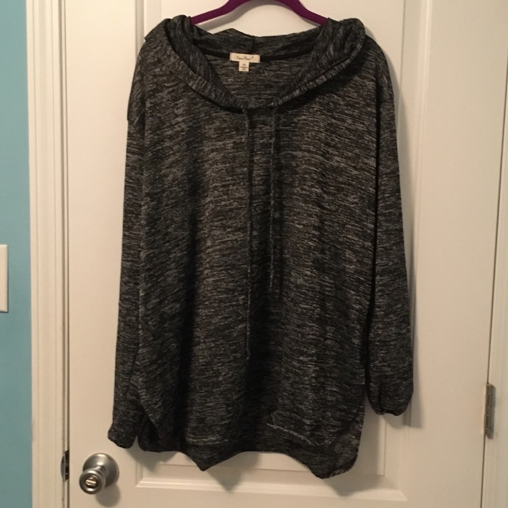 Plus Grey Hoodie